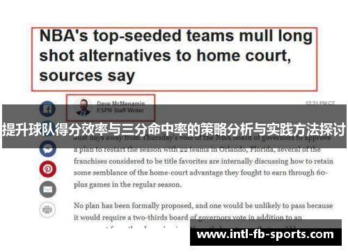 提升球队得分效率与三分命中率的策略分析与实践方法探讨 提升球队得分效率与三分命中率的策略分析与实践方法探讨